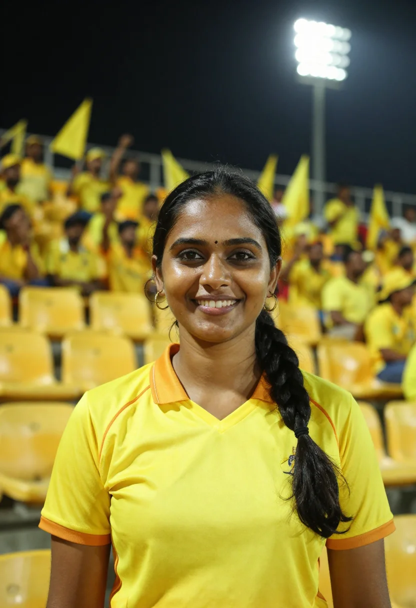 Chepauk Chennai Yellow
