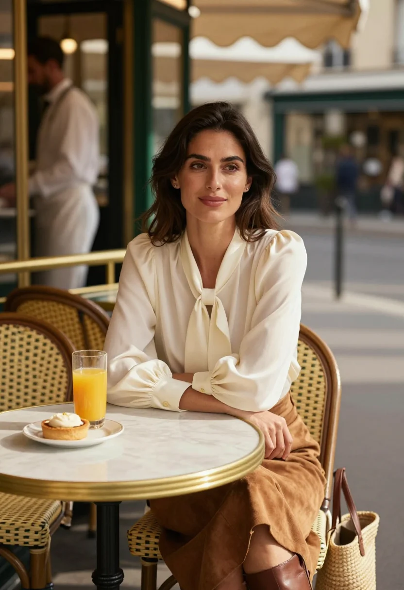 AI chloe boheme sample — portrait of a woman, half-length portrait of a Western-Europ
