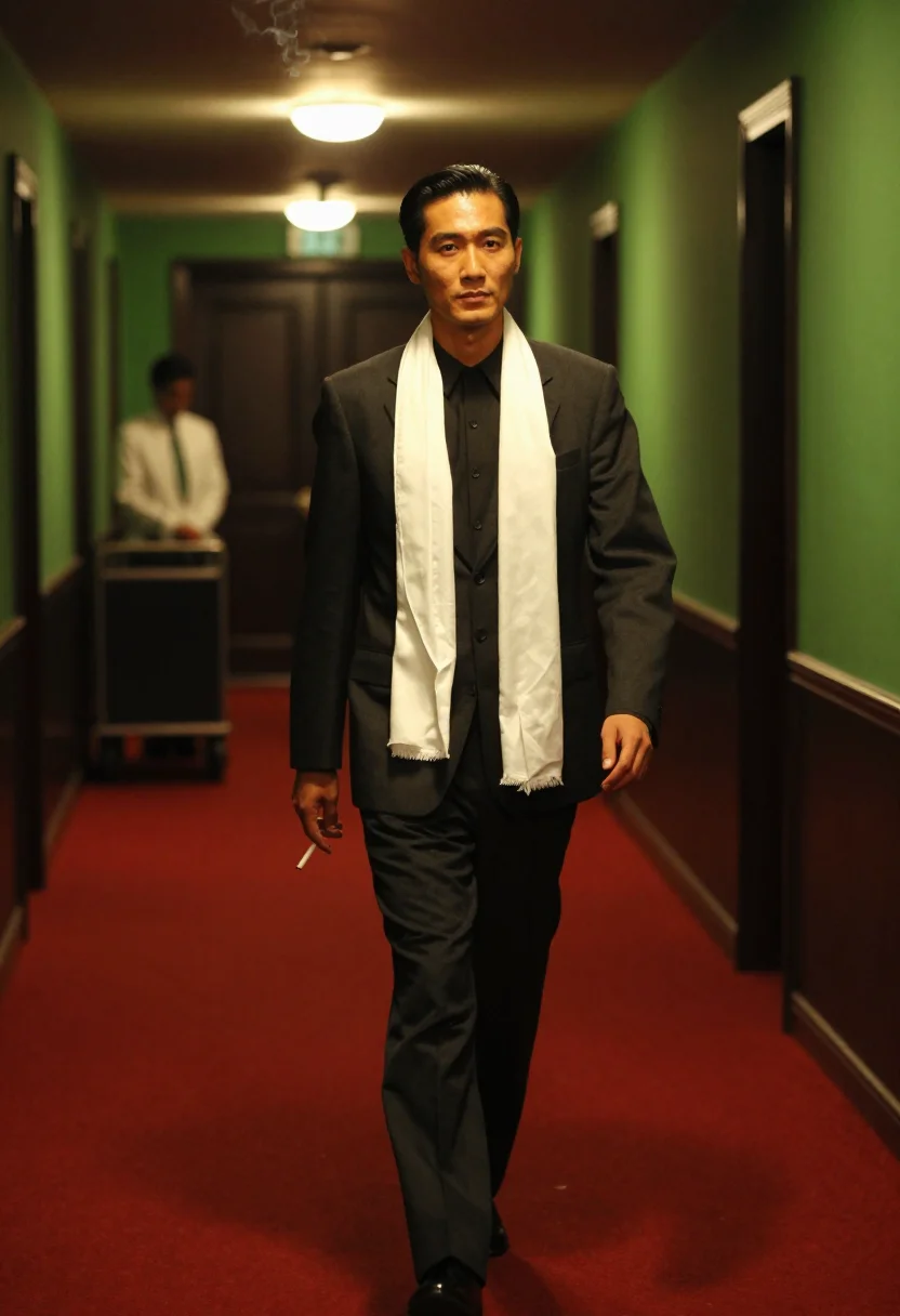 AI chow yun fat sample — portrait of a man, half-length portrait of a man of Southern