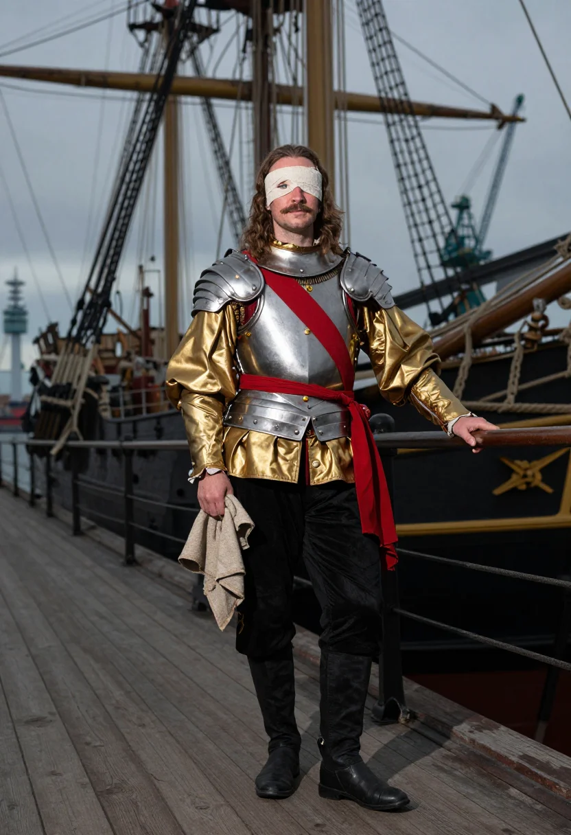AI christian iv rosenborg sample — portrait of a man, full-length portrait of a Danish man in h