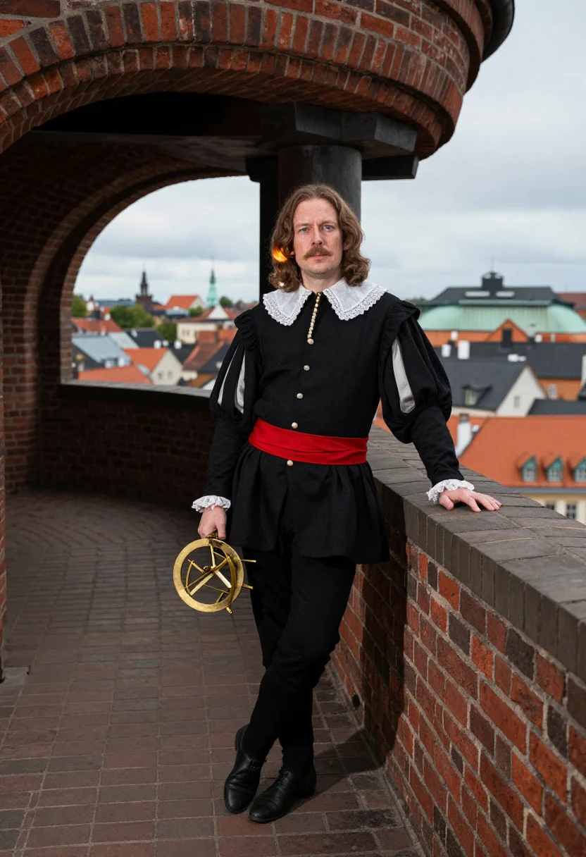 AI christian iv rosenborg sample — portrait of a man, full-length portrait of a Danish man in h