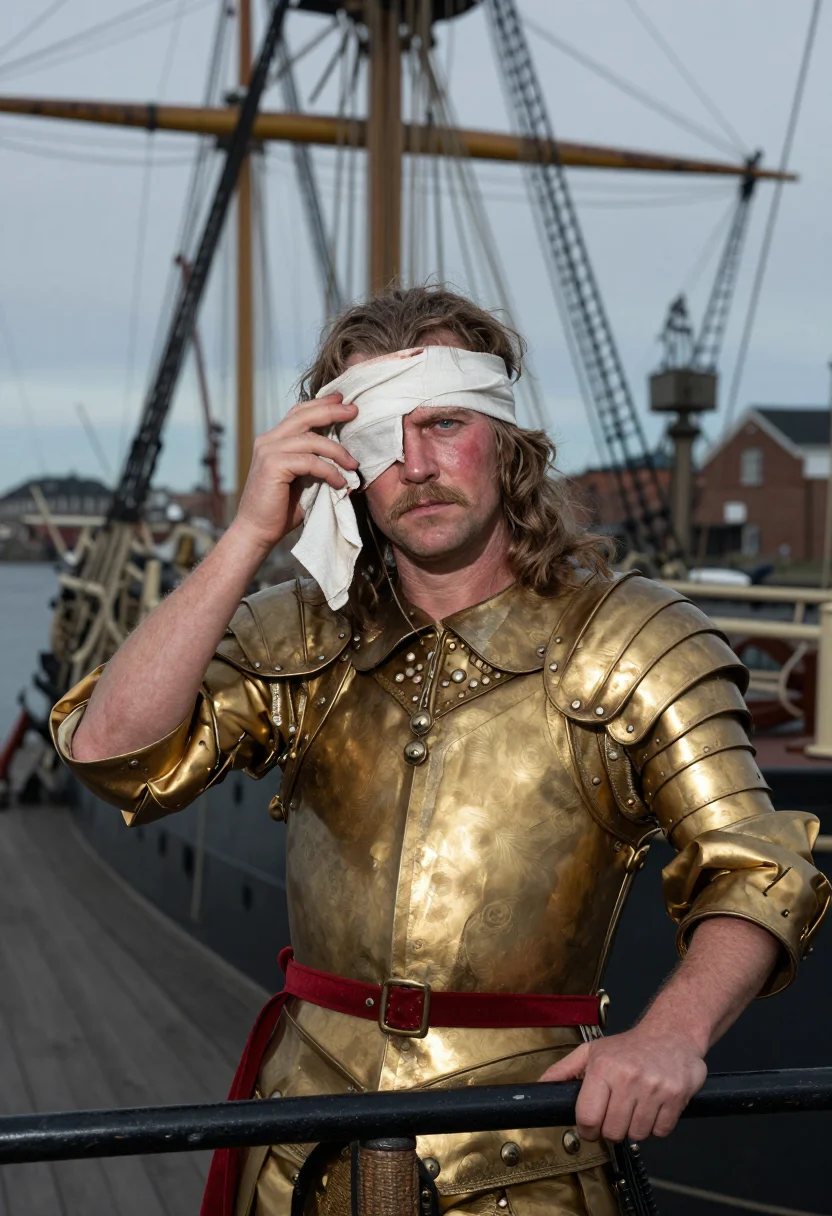 AI christian iv rosenborg sample — portrait of a man, half-length portrait of a Danish man in h
