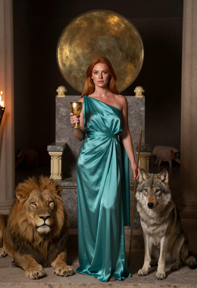 Example portrait from the AI Circe — Free Preview, Train Once