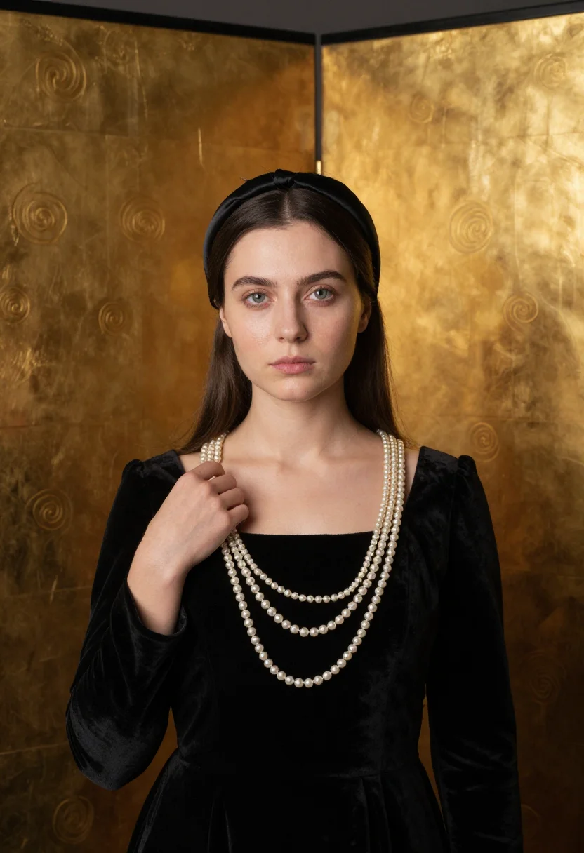 AI cleo de merode sample — portrait of a woman, close shoulders-up portrait of a Wester