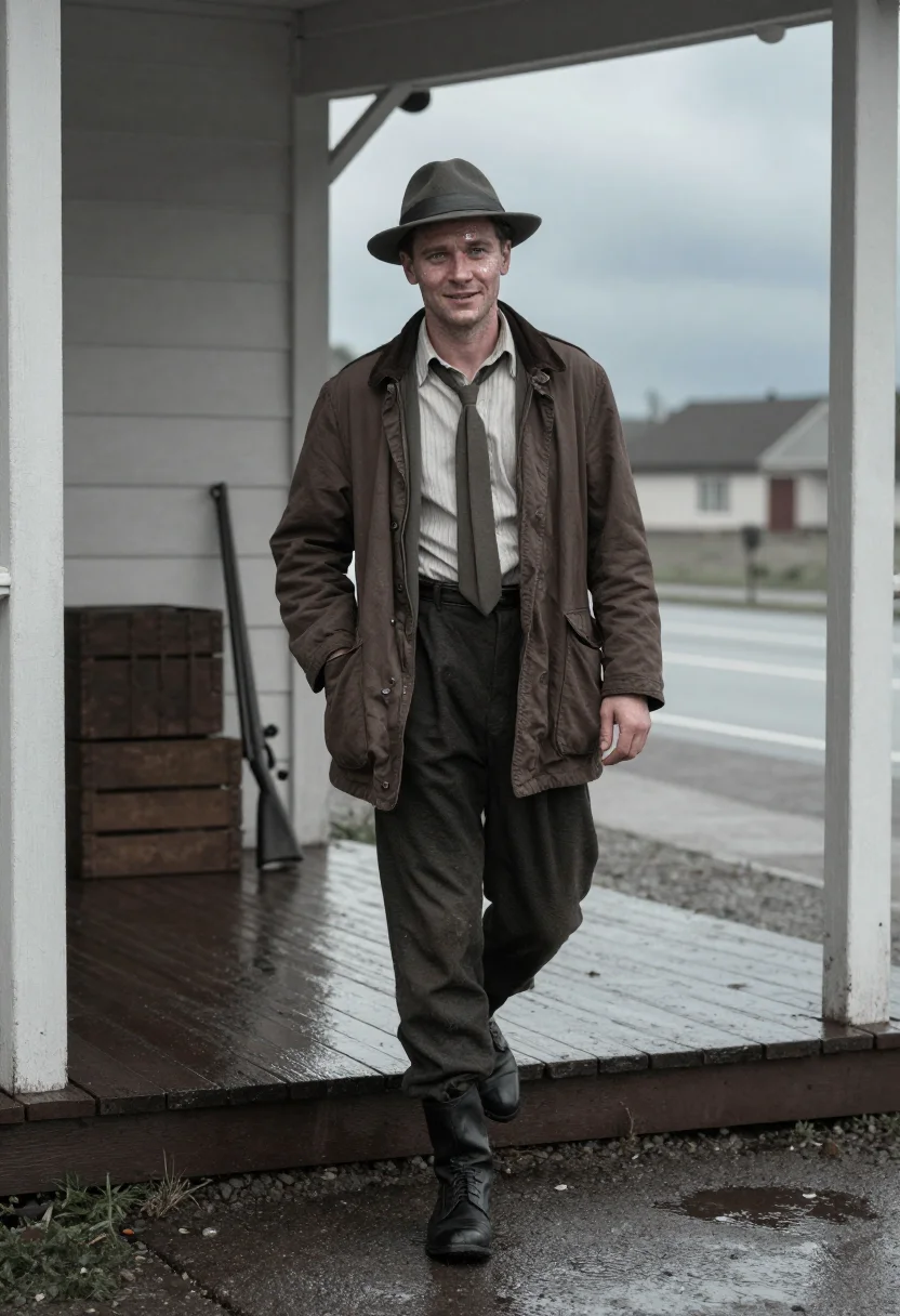 AI clyde sample — portrait of a man, full-length portrait of a Western-Europea