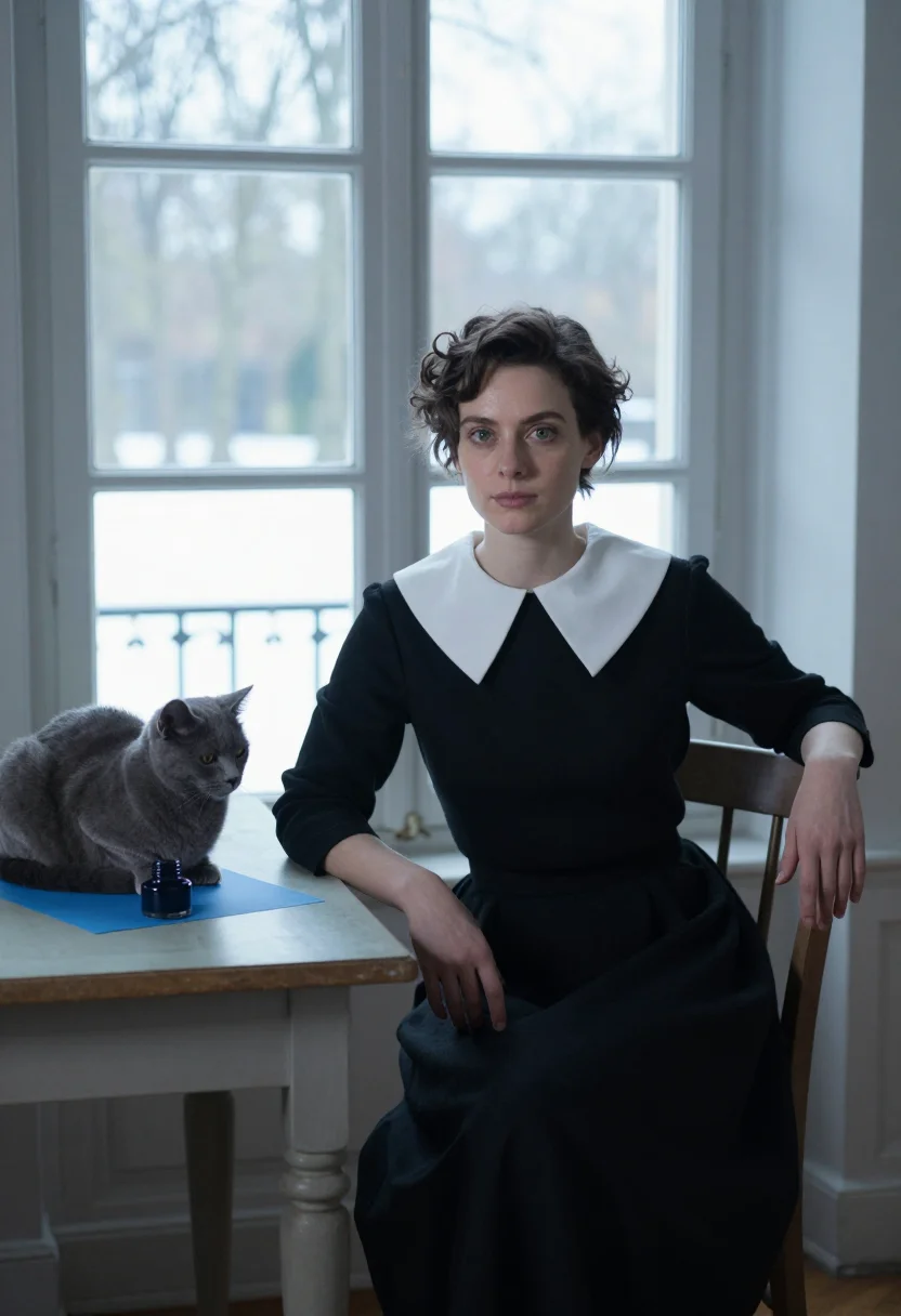 AI colette sample — portrait of a woman, half-length portrait of a French woman