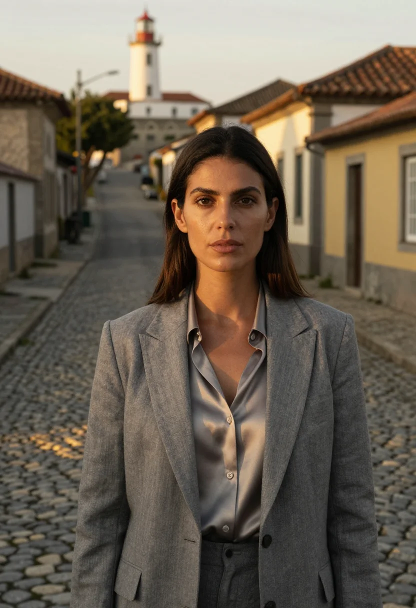 AI colonia del sacramento hotelier cobble sycamore sample — portrait of a woman, a hotelier in her mid-thirties with oli