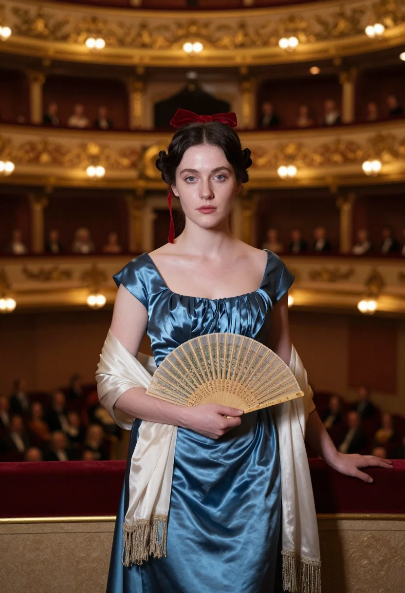 AI comtesse d haussonville sample — portrait of a woman, a Western-European woman in her late tw