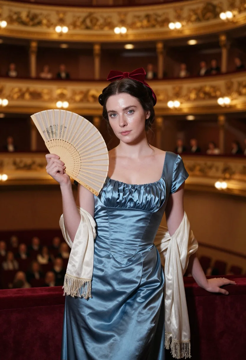 AI comtesse d haussonville sample — portrait of a woman, a Western-European woman in her late tw
