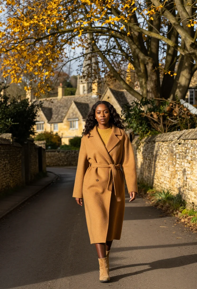 AI cotswolds october honey sample — portrait of a woman, three-quarter-length portrait of a Brit