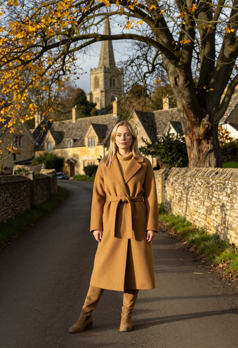 AI cotswolds october honey sample — portrait of a woman, full-length portrait of an English woma