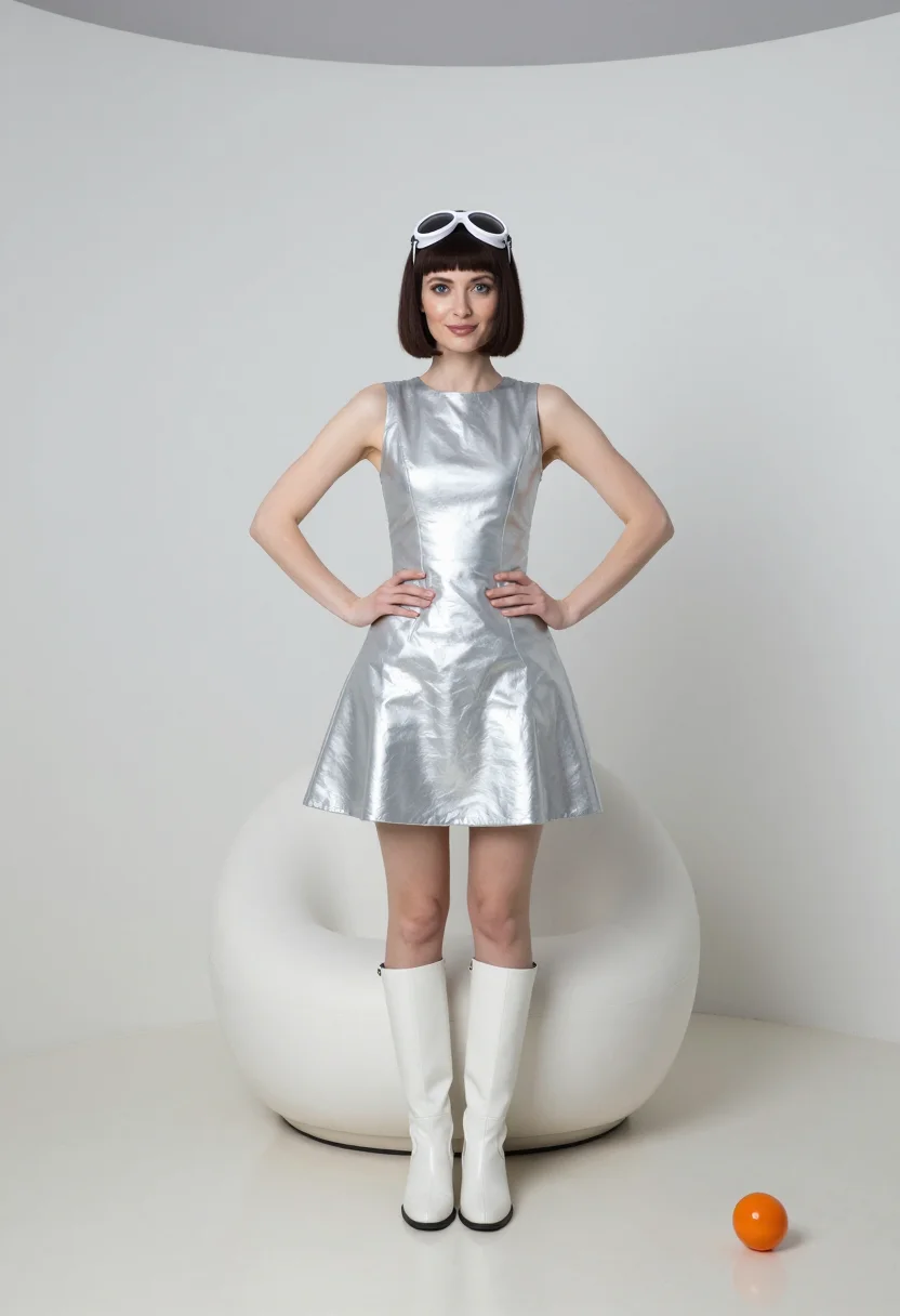 Example portrait from the AI Courreges Space — Free Preview, Train Once