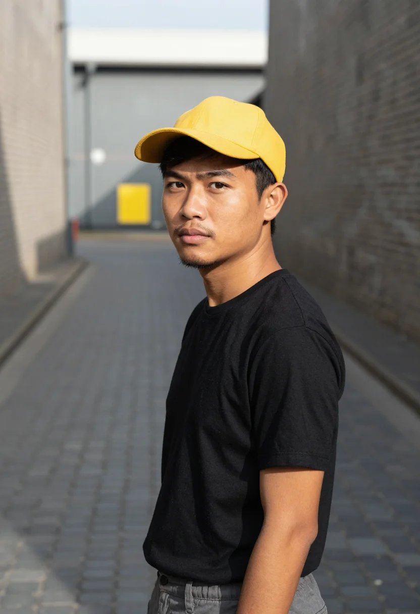 AI cremorne backend lane yellow sample — portrait of a backend engineer, head-and-shoulders portrait