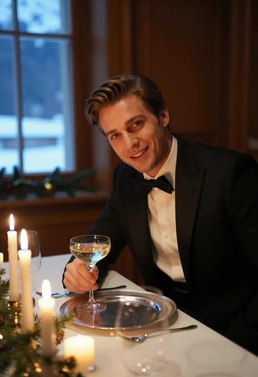 AI cresta run christmas sample — portrait of a man, close portrait of a Western-European man