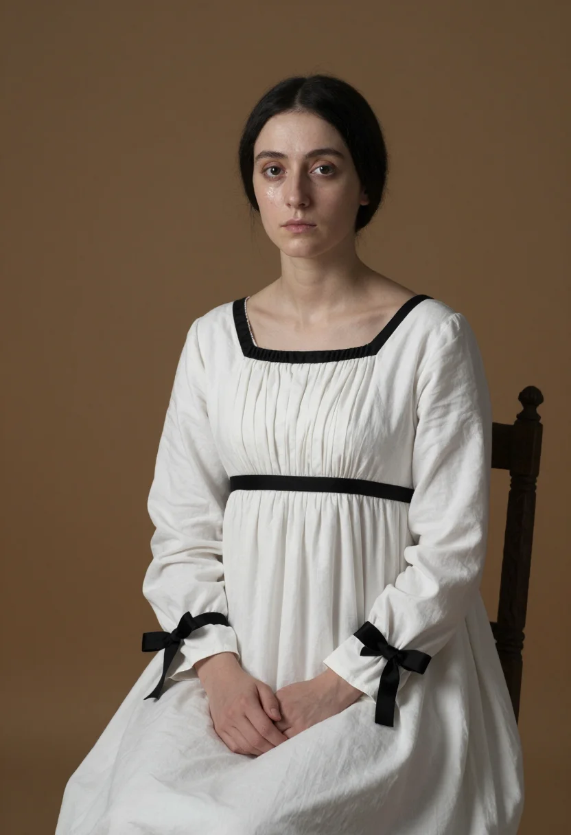 AI cristina belgiojoso sample — portrait of a woman, a Western-European woman in her early t