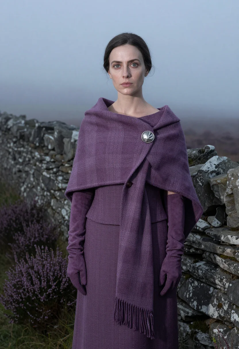 AI culloden heather sample — portrait of a woman, full-length portrait of a Western-Europ