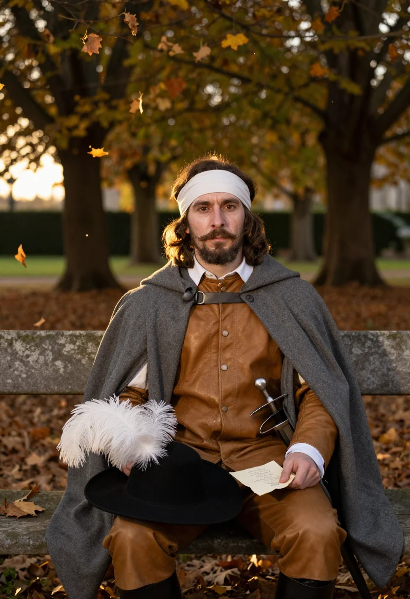 AI cyrano sample — portrait of a man, half-length portrait of a man of French a
