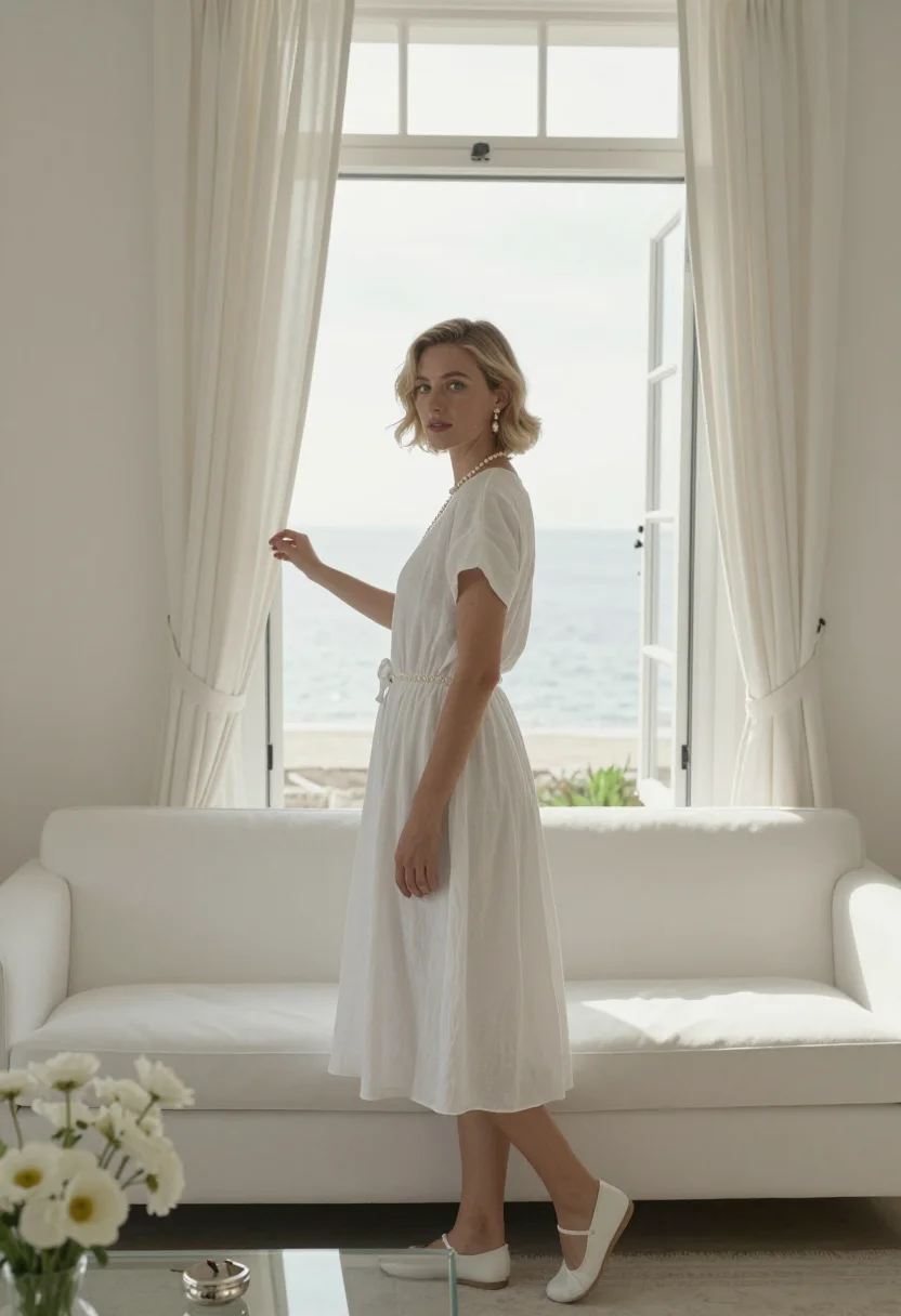 AI daisy buchanan sample — portrait of a woman, full-length portrait of a Western-Europ