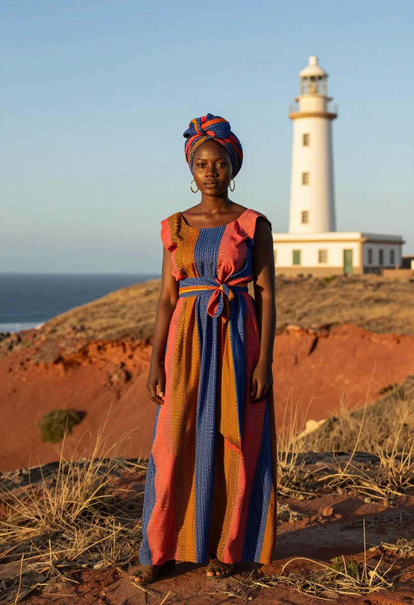AI dakar almadies sample — portrait of a designer, three-quarter-length portrait of a S
