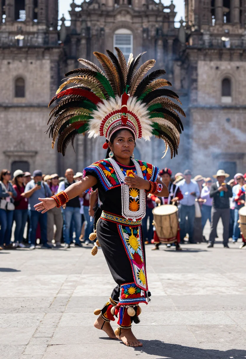Example portrait from the AI Danza Azteca — Free Preview, Train Once