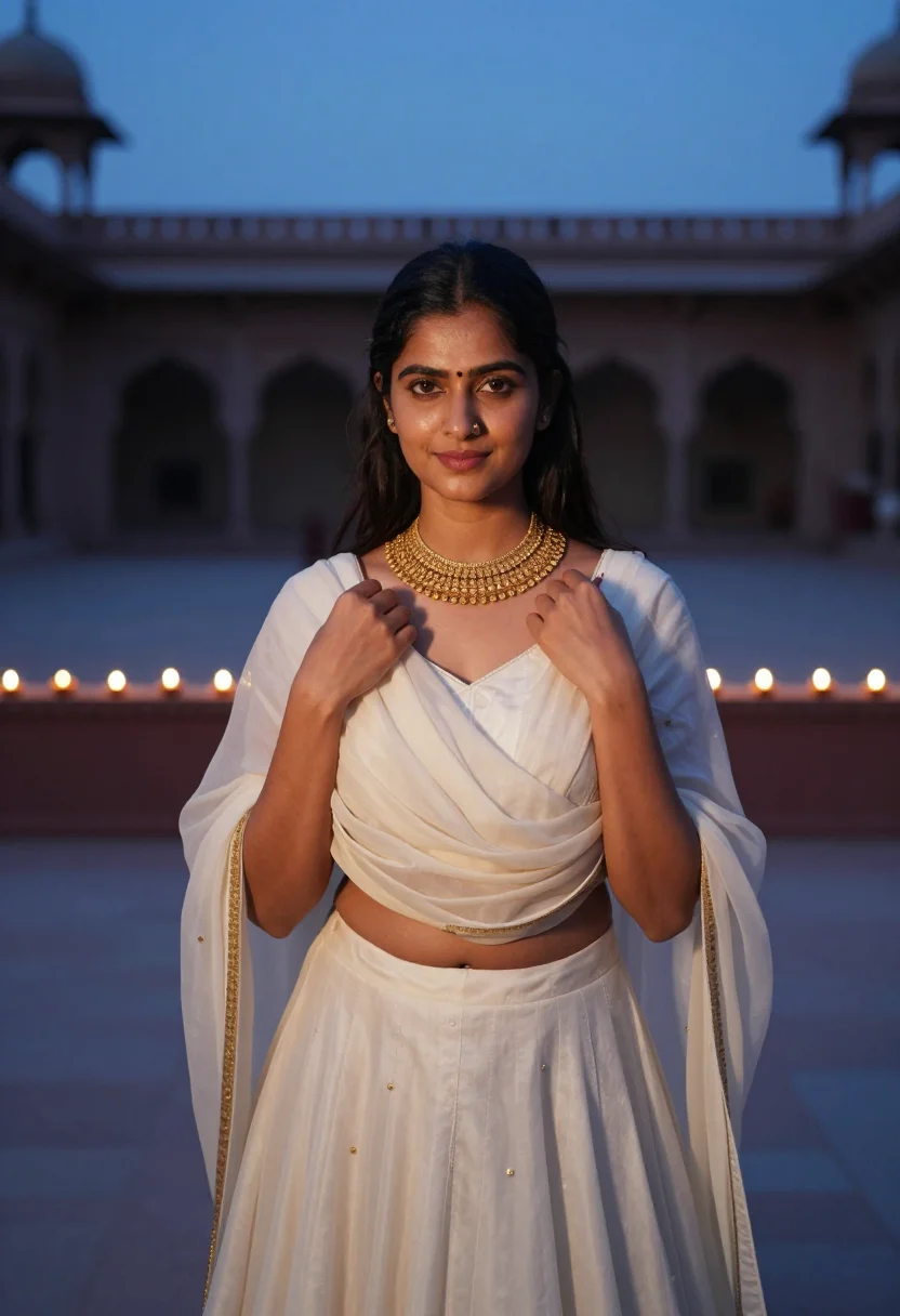 AI deepika padmaavat sample — portrait of a woman, half-length portrait of an Indian woman
