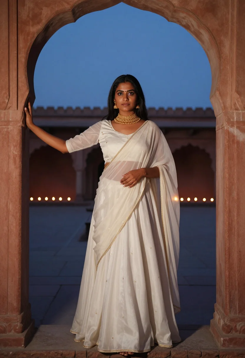 AI deepika padmaavat sample — portrait of a woman, full-length portrait of an Indian woman