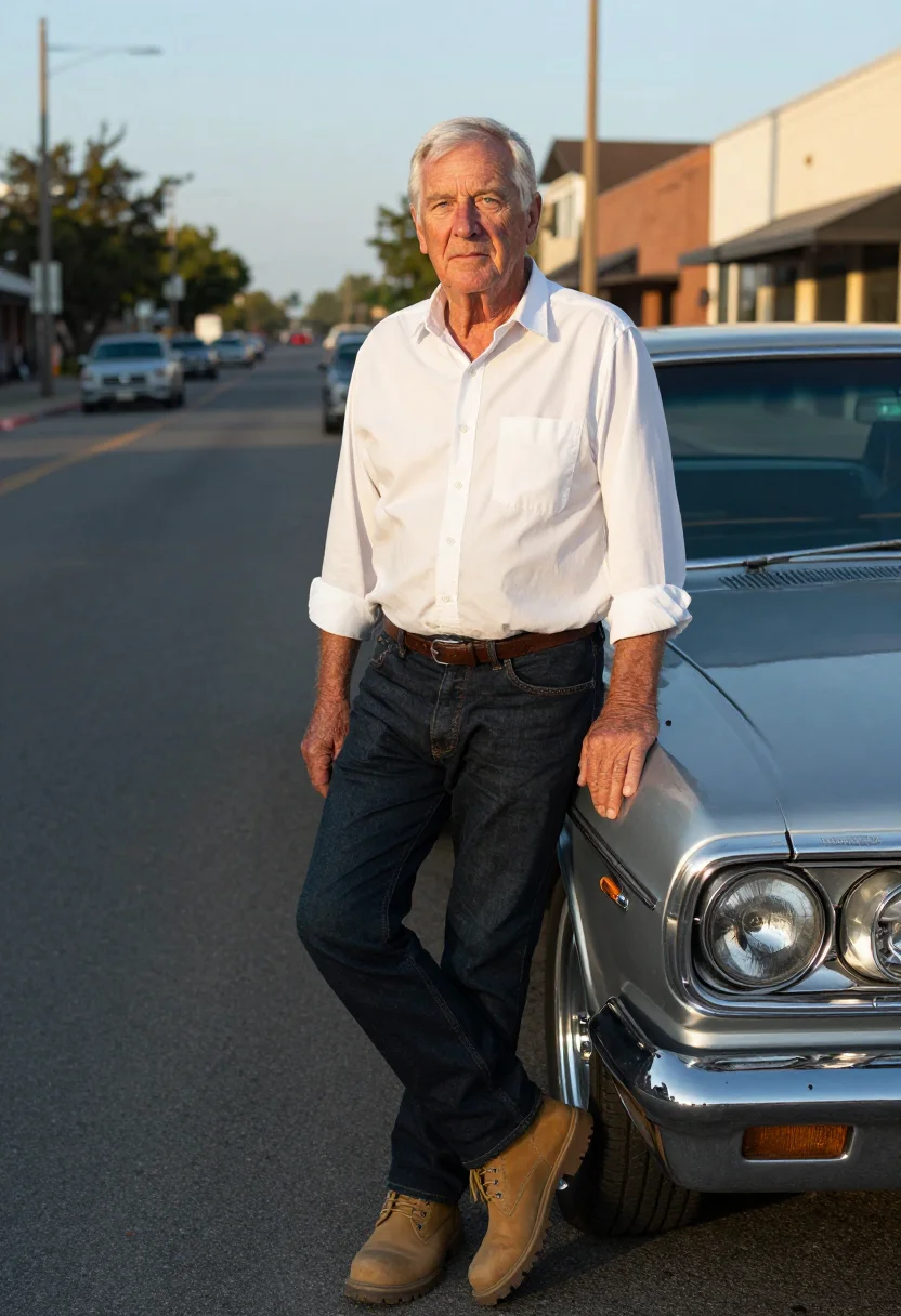 AI detroit motor sample — portrait of a man, full-length portrait of a Western-Europea