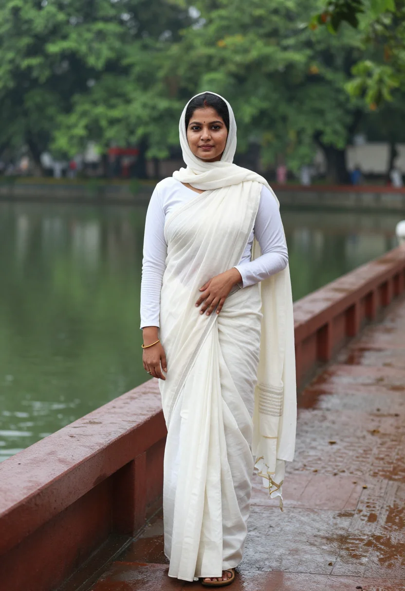 AI dhaka modest sample — portrait of a woman, full-length portrait of a Bangladeshi w