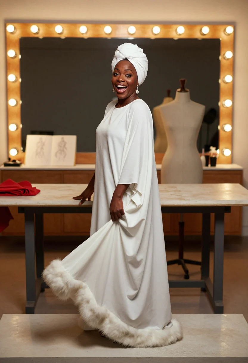 AI diana ross sample — portrait of a woman, half-length portrait of a woman of Afri