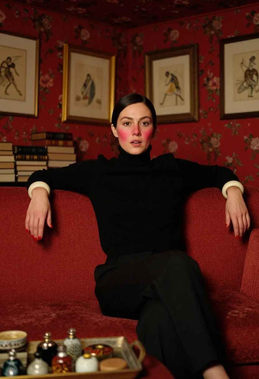 AI diana vreeland sample — portrait of a woman, close half-length portrait of a woman o