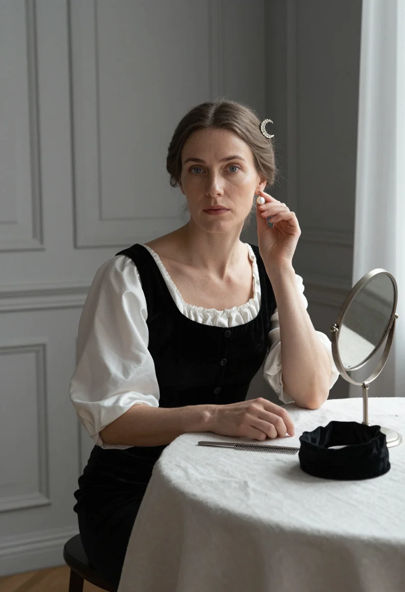 AI diane de poitiers sample — portrait of a woman, wide seated three-quarter-length portra