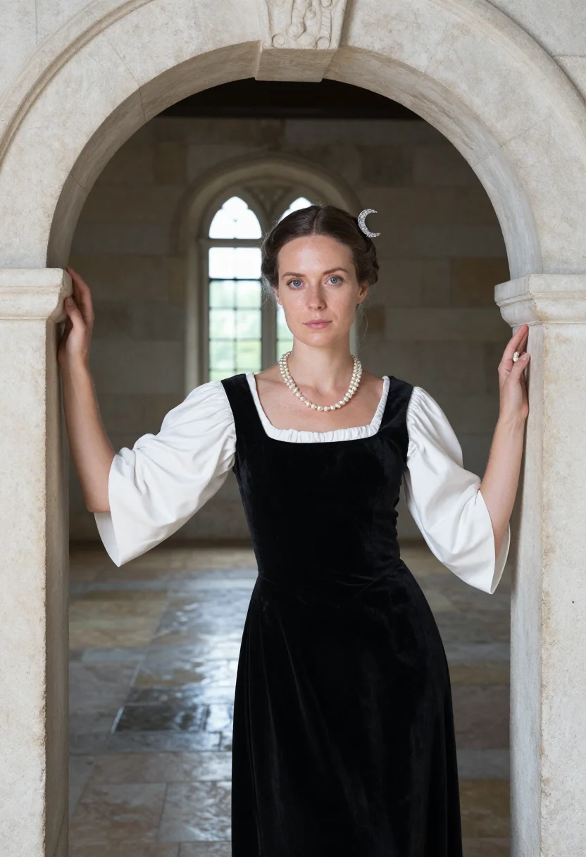 AI diane de poitiers sample — portrait of a woman, close half-length portrait of a Western