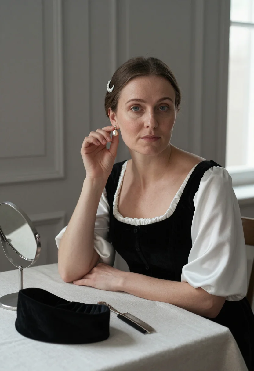 AI diane de poitiers sample — portrait of a woman, half-length portrait of a Western-Europ