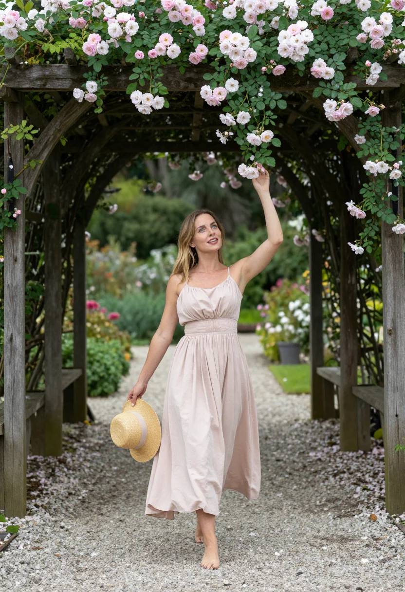 Example portrait from the AI Dior Jardin — Free Preview, Train Once