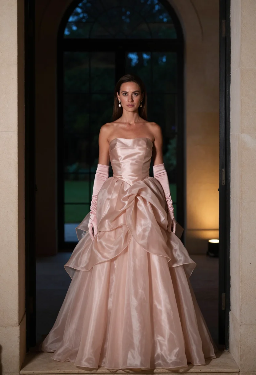 AI dior soiree sample — portrait of a woman, full-length portrait of a Western-Europ