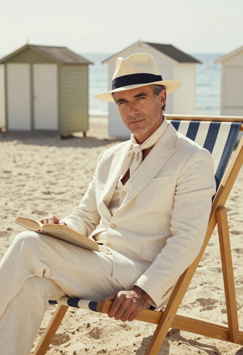 AI dirk bogarde sample — portrait of a man, three-quarter-length portrait of a Wester