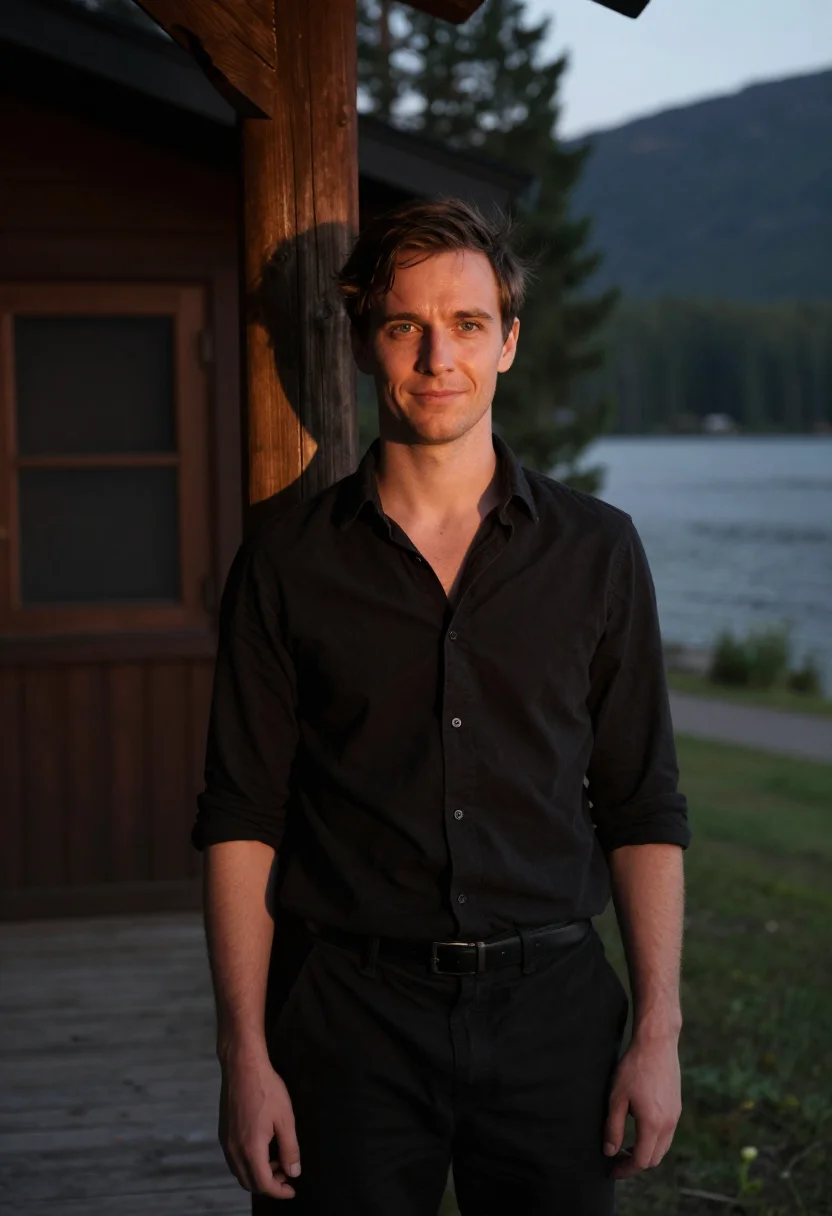 AI dirty dancing johnny castle black sample — portrait of a man, a dance instructor in his early thirties