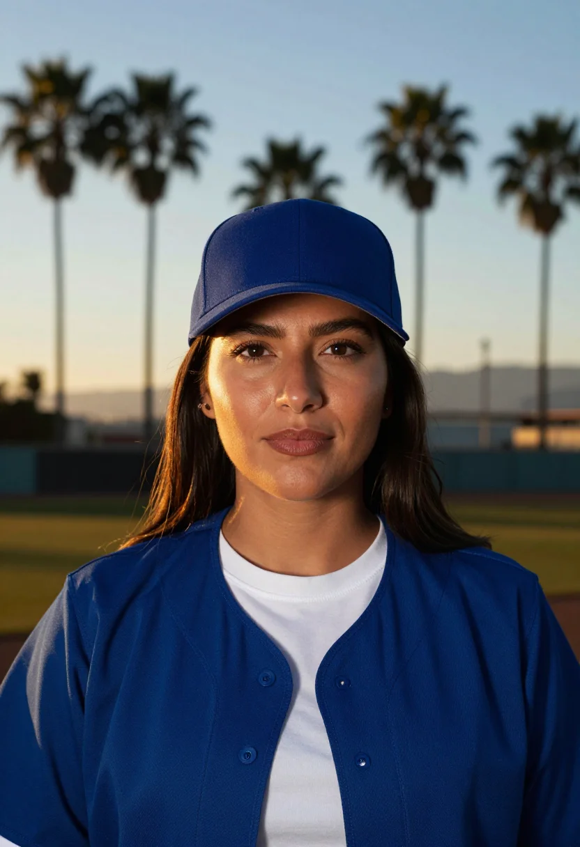Dodger Stadium Chavez Ravine Blue Palm