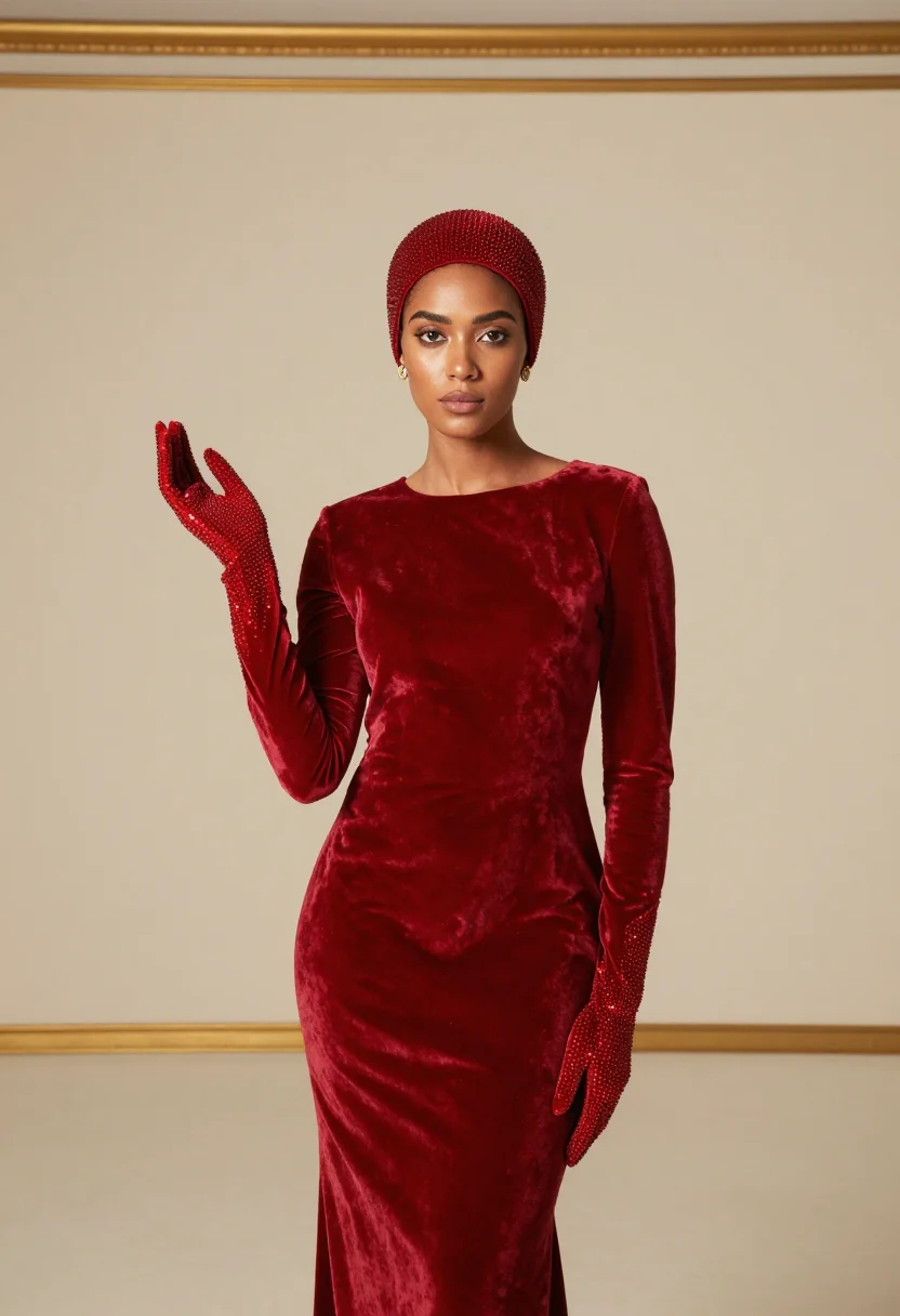 AI doja cat schiaparelli sample — portrait of a woman, half-length portrait of a mixed-heritag
