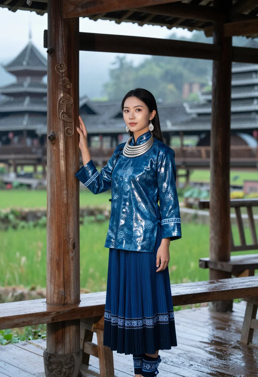 Example portrait from the AI Dong Indigo — Free Preview, Train Once