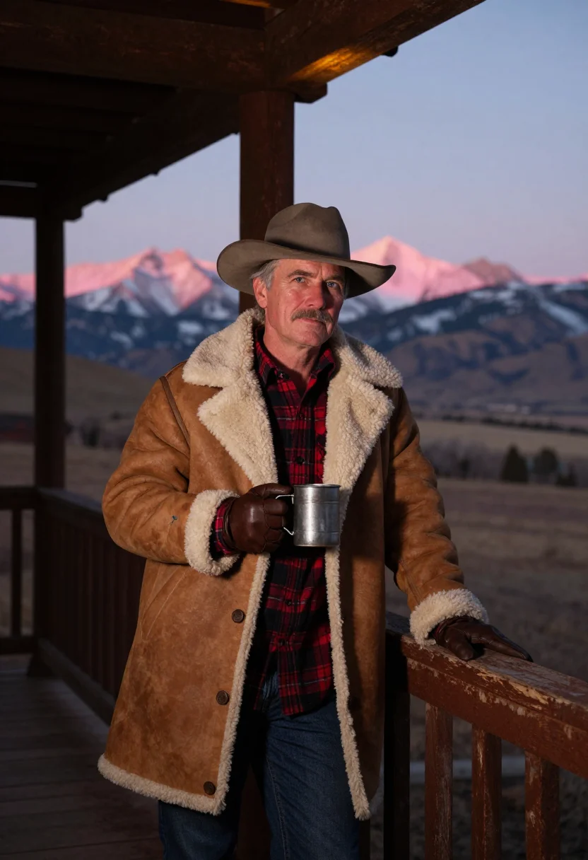 AI double rl thanksgiving sample — portrait of a man, three-quarter-length portrait of a man in