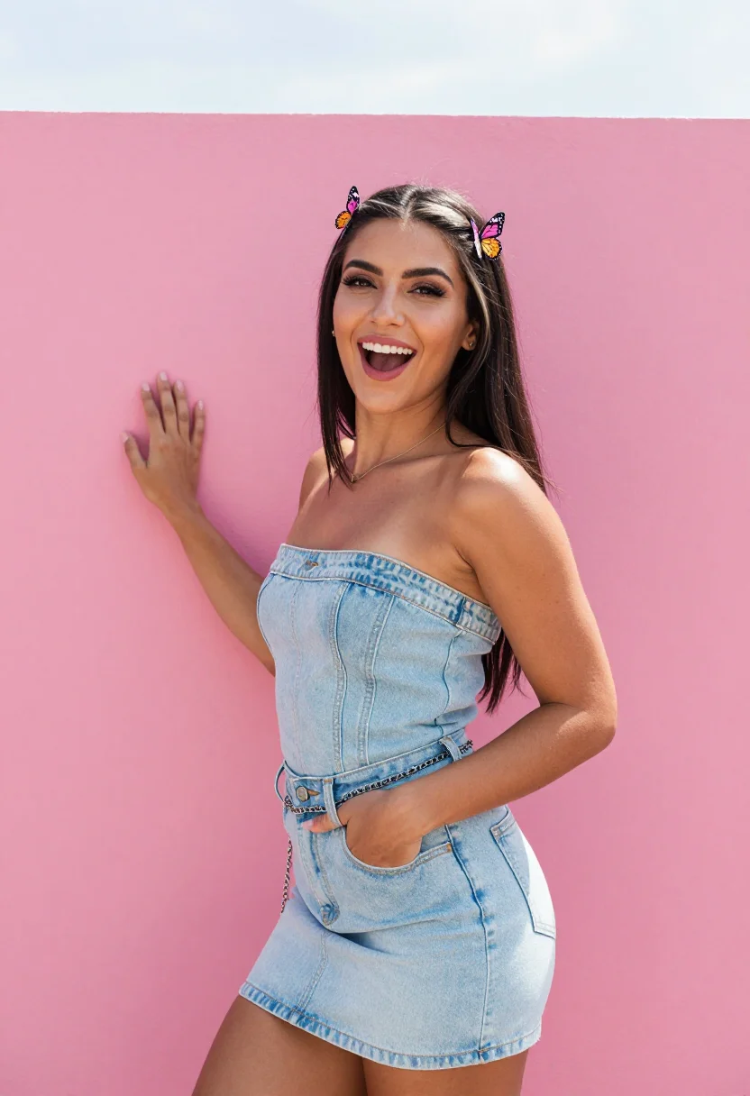 AI dua lipa future nostalgia sample — portrait of a woman, half-length portrait of a Western-Europ