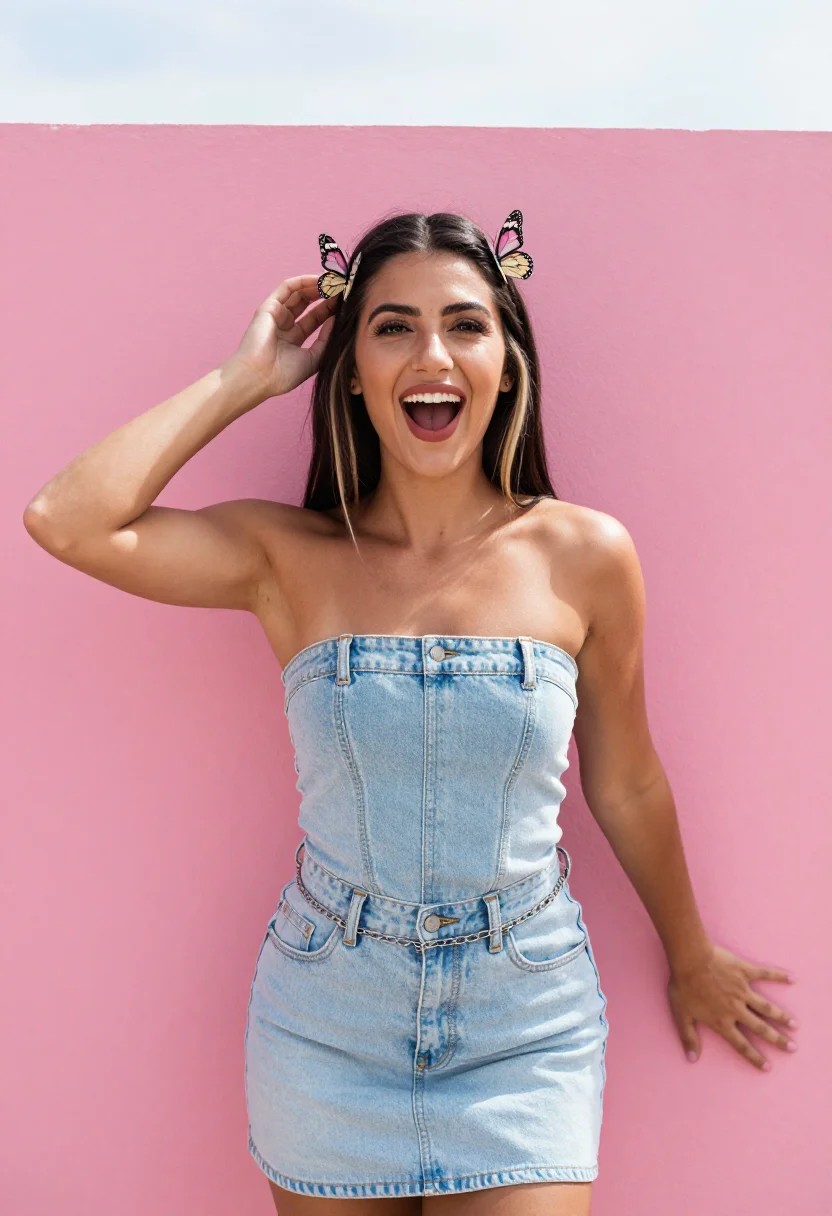 AI dua lipa future nostalgia sample — portrait of a woman, close half-length portrait of a Western