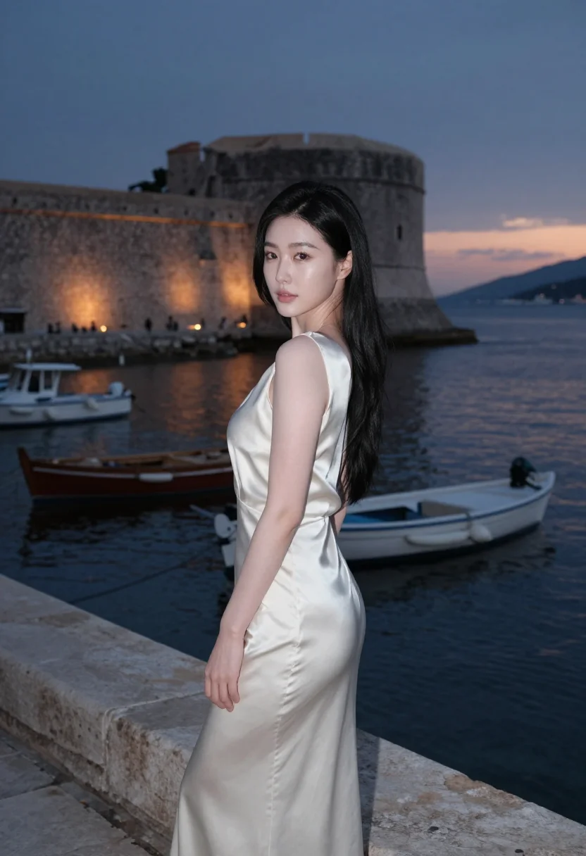 AI dubrovnik sample — portrait of a woman, half-length portrait of a Korean woman