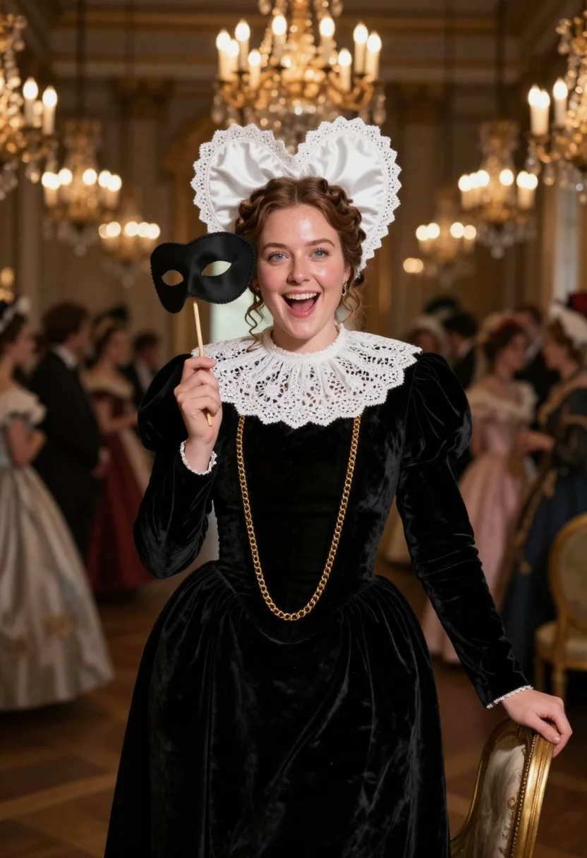AI duchesse de berry sample — portrait of a woman, half-length portrait of a Western-Europ
