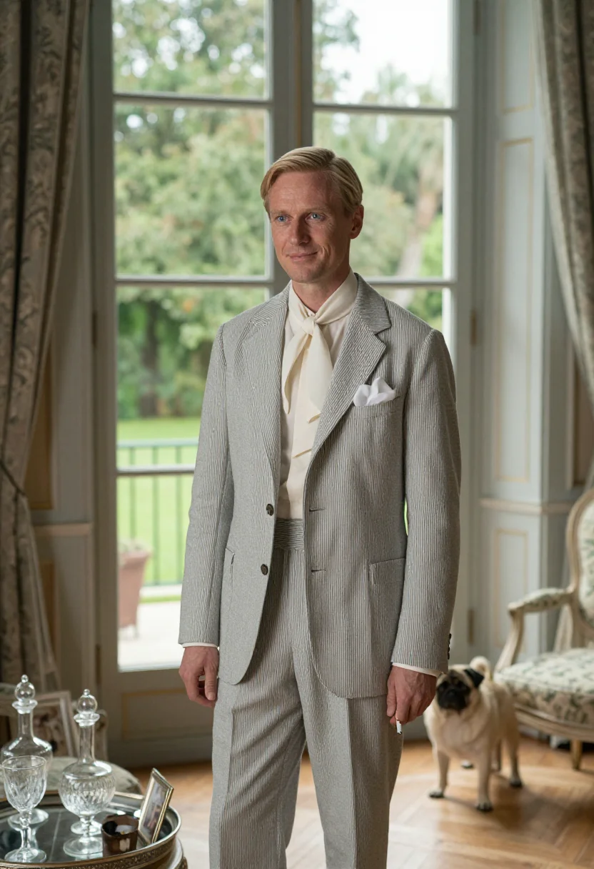AI duke of windsor sample — portrait of a man, close half-length portrait of a Western-E