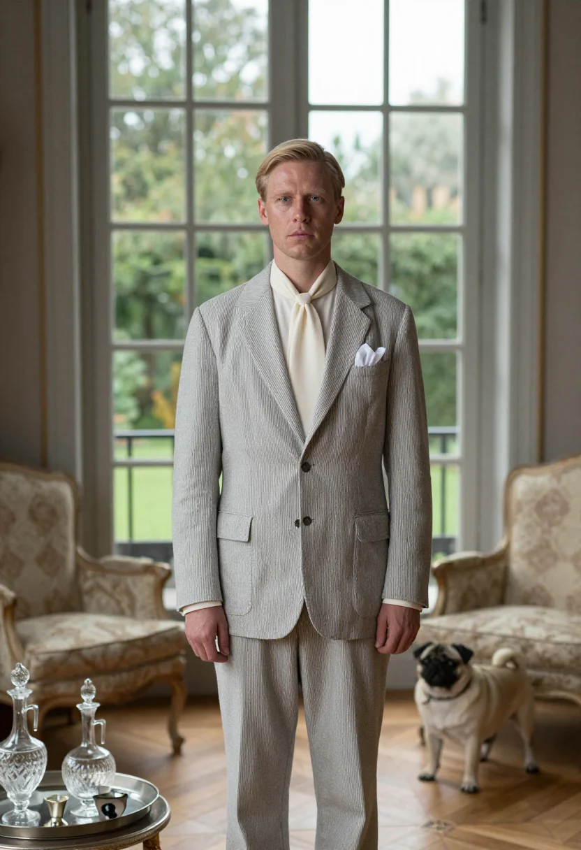 AI duke of windsor sample — portrait of a man, half-length portrait of a Western-Europea