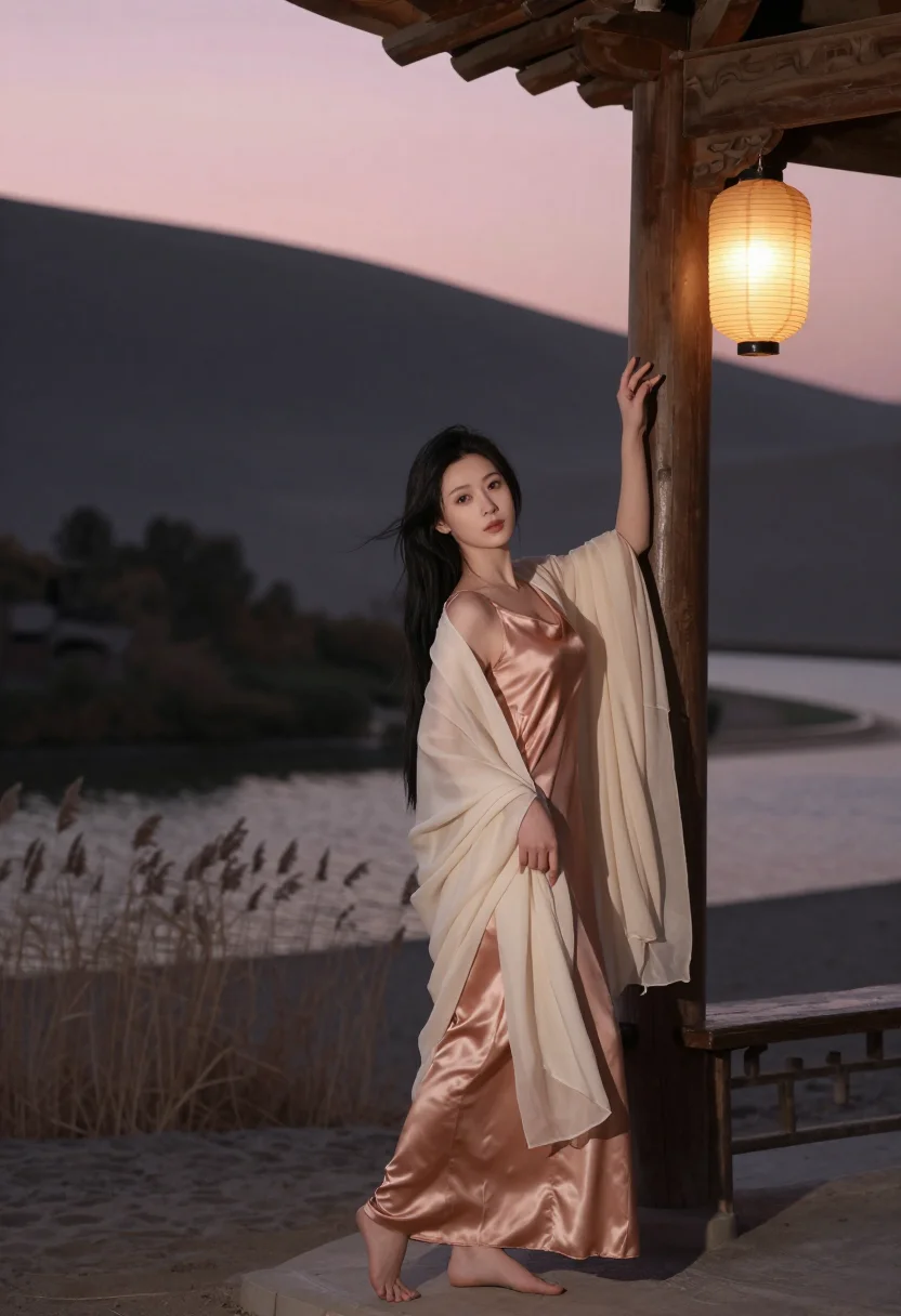 AI dunhuang sample — portrait of a woman, full-length portrait of a Chinese woman