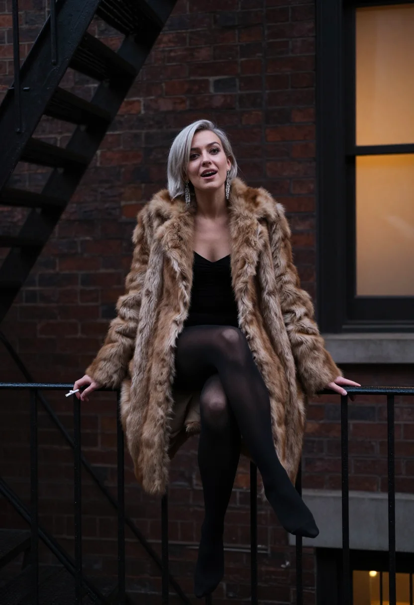 AI edie sedgwick sample — portrait of a woman, three-quarter-length portrait of an Ame