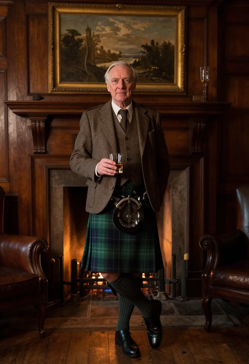 AI edinburgh charlotte square sample — portrait of a man, full-length portrait of a Western-Europea